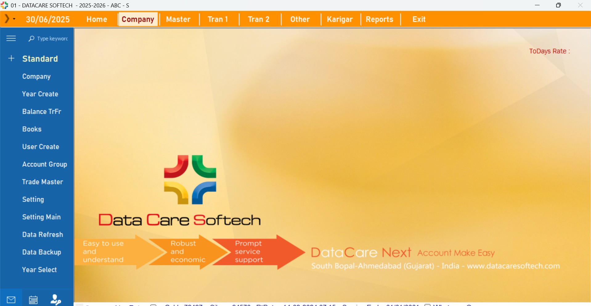 Datacare Softech Dashboard Preview